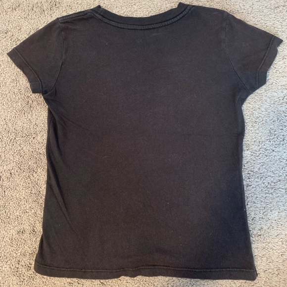 Lucky brand black graphic tee; size - Picture 3 of 4